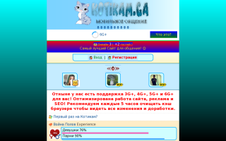 Скриншот сайта kotikam.fun
